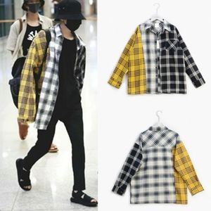 KPop Plaid Button Up